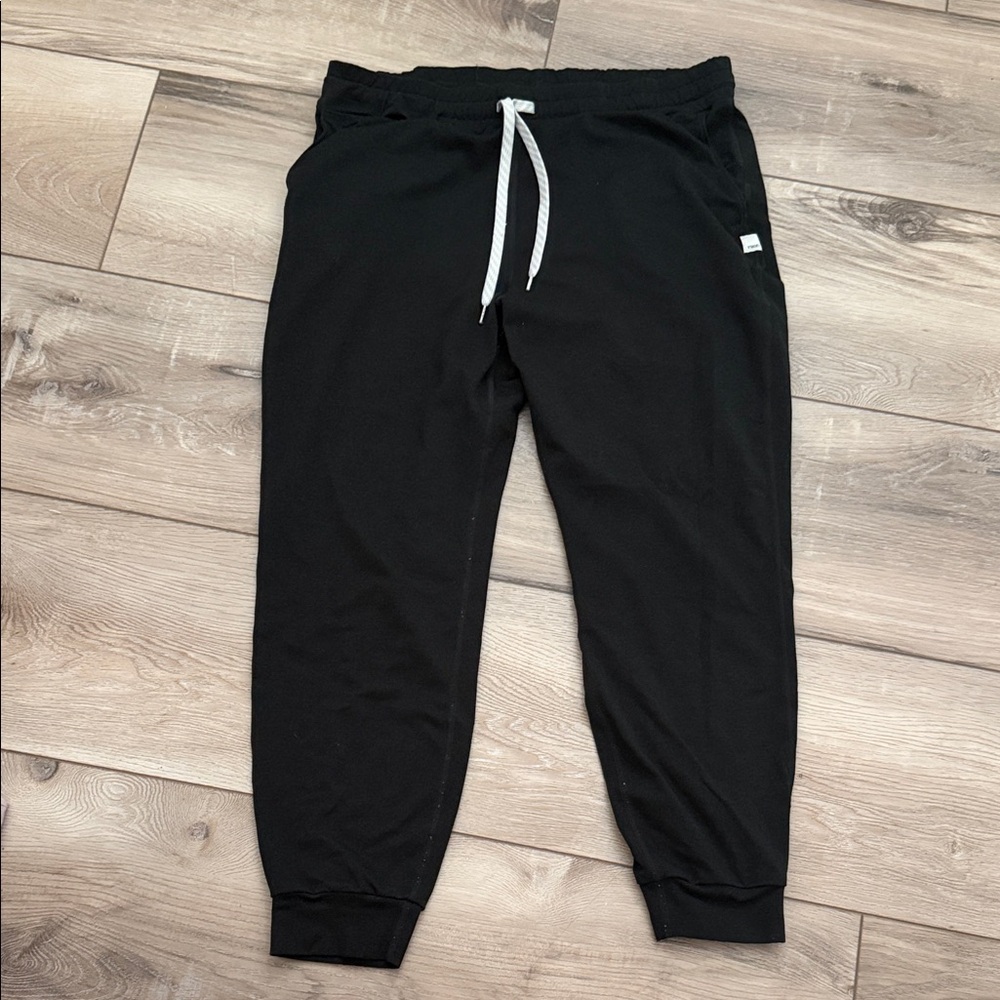 Vuori Black Jogger Pants with Drawstring